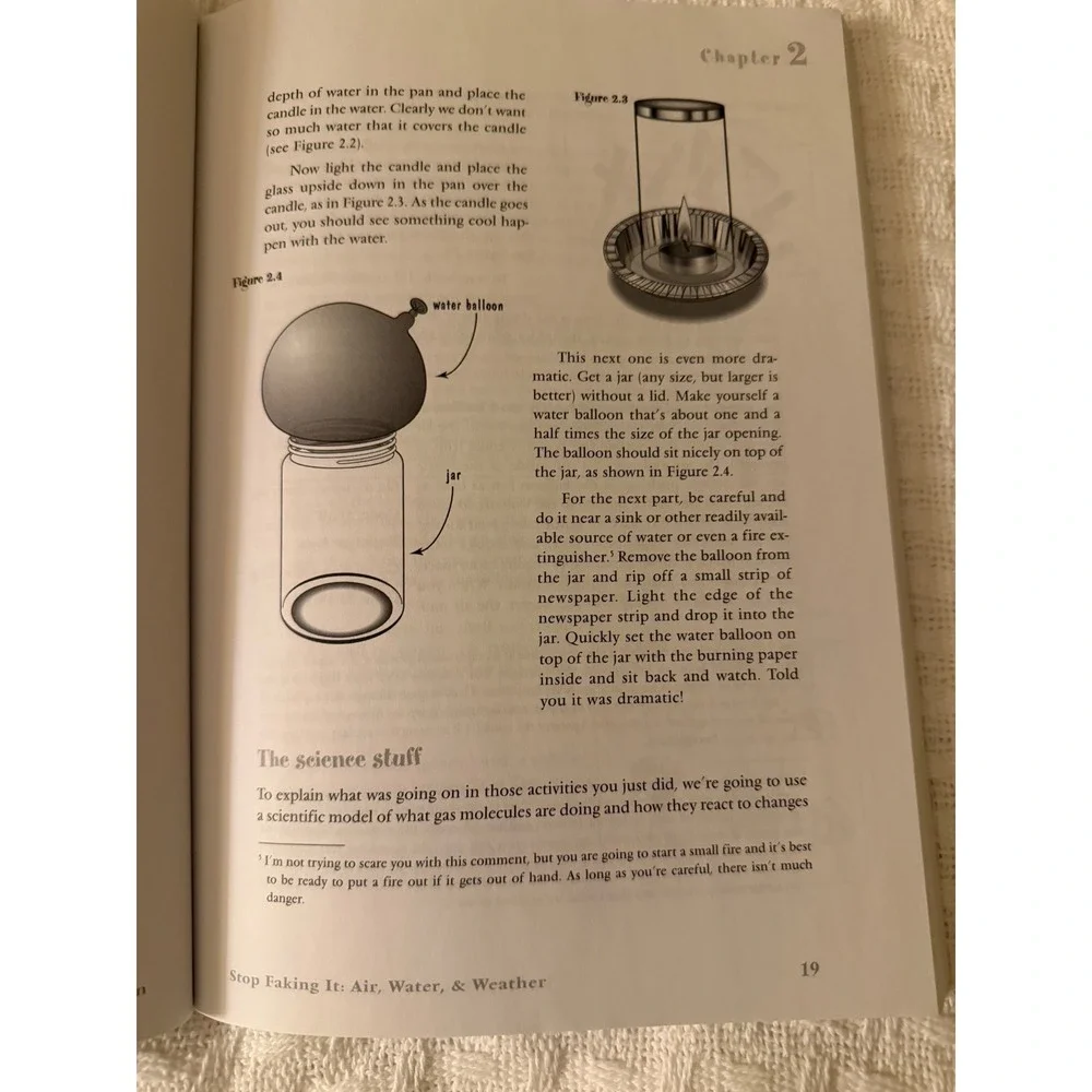 Stop Faking It Air Water & Weather William C Robertson NSTA Press Science Book
